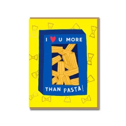 Rigatoni Greeting Card