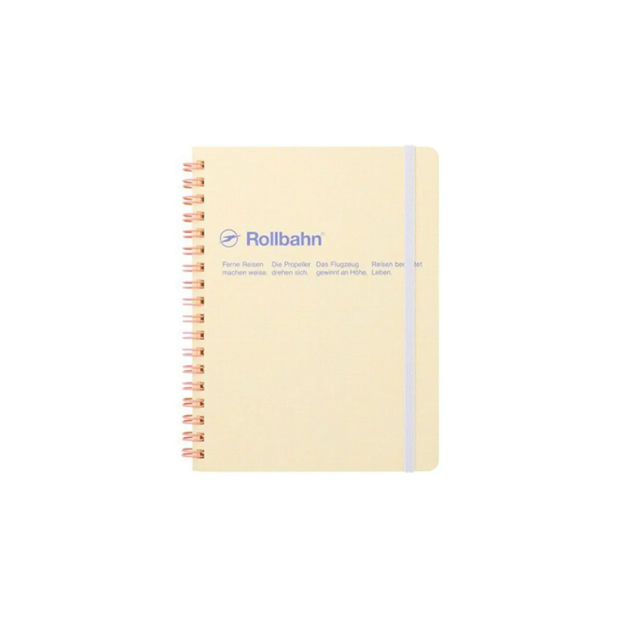 Rollbahn Large Spiral Notebook Schoolbook