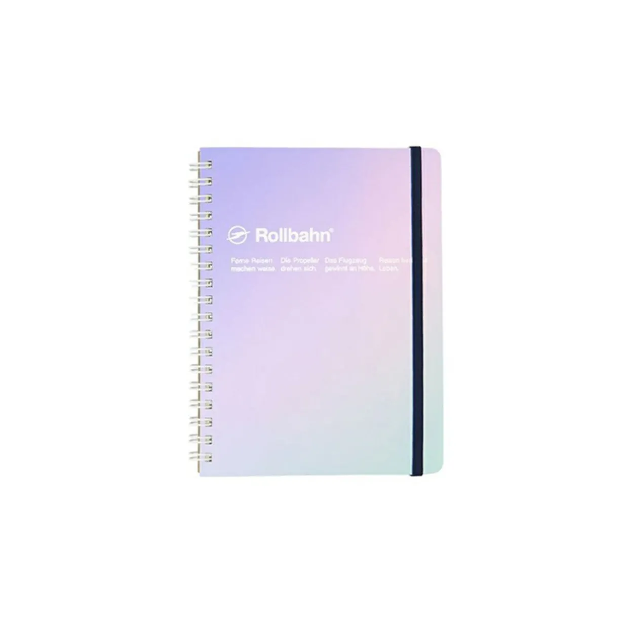Rollbahn Large Spiral Notebook Metallic