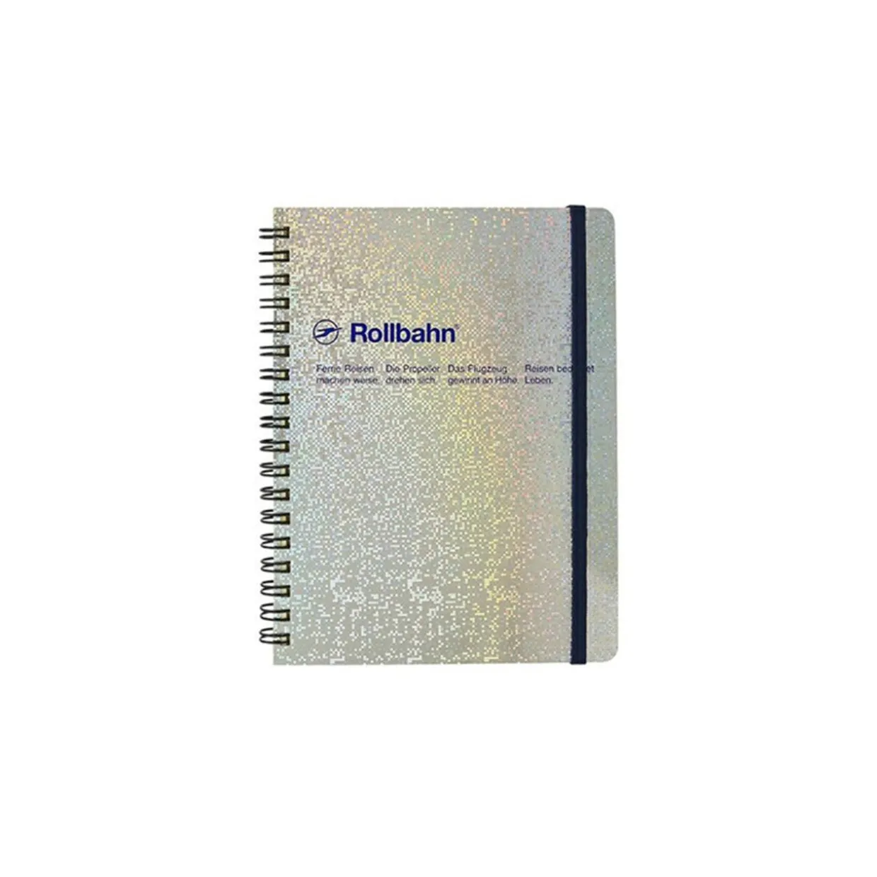 Rollbahn Large Spiral Notebook Metallic