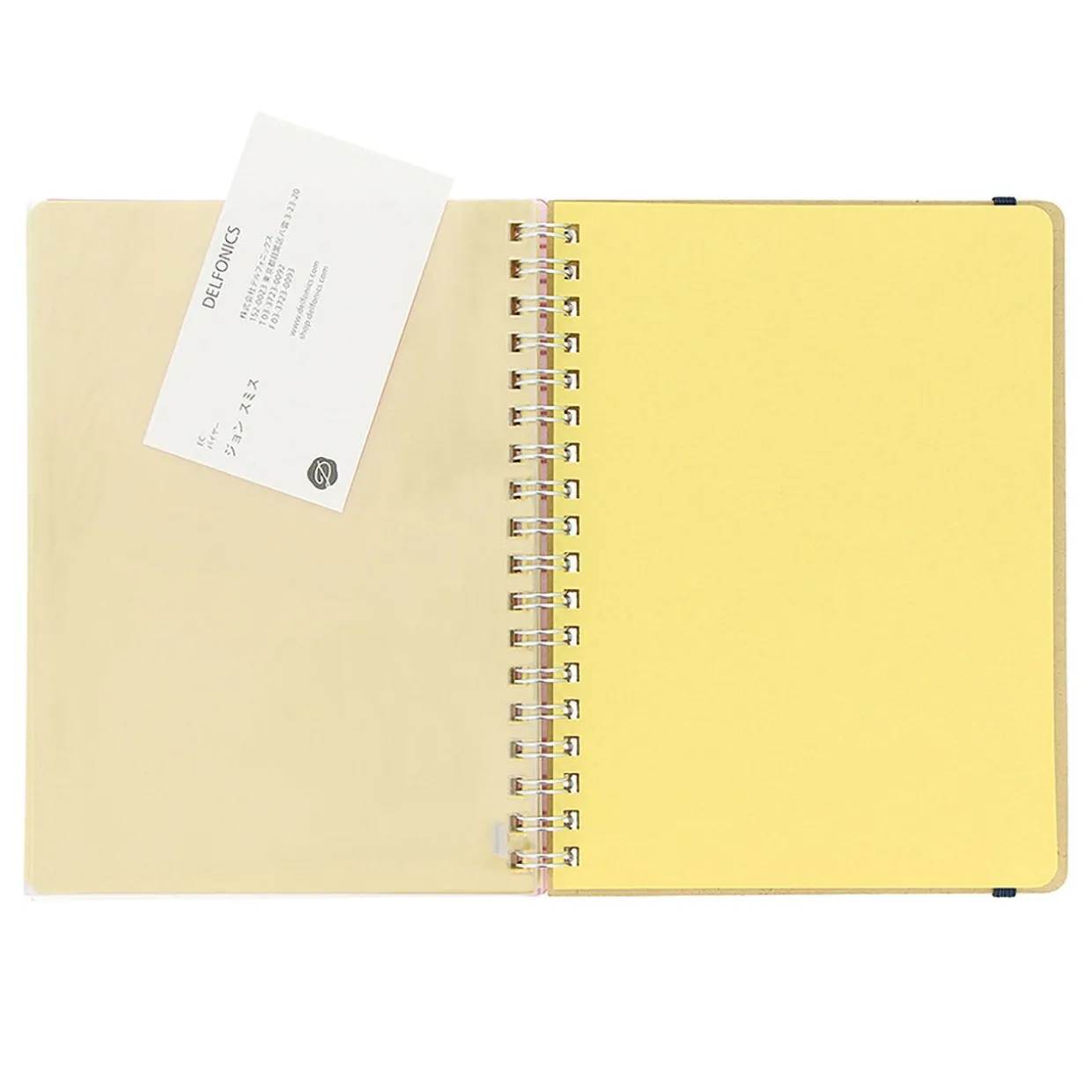 Rollbahn Large Spiral Notebook Clear