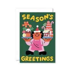 Season's Greetings Christmas Card