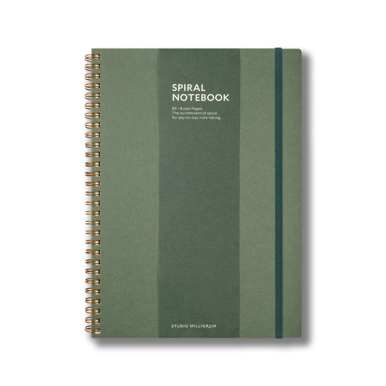 Spiral Bound Notebook Ruled B5 Forest