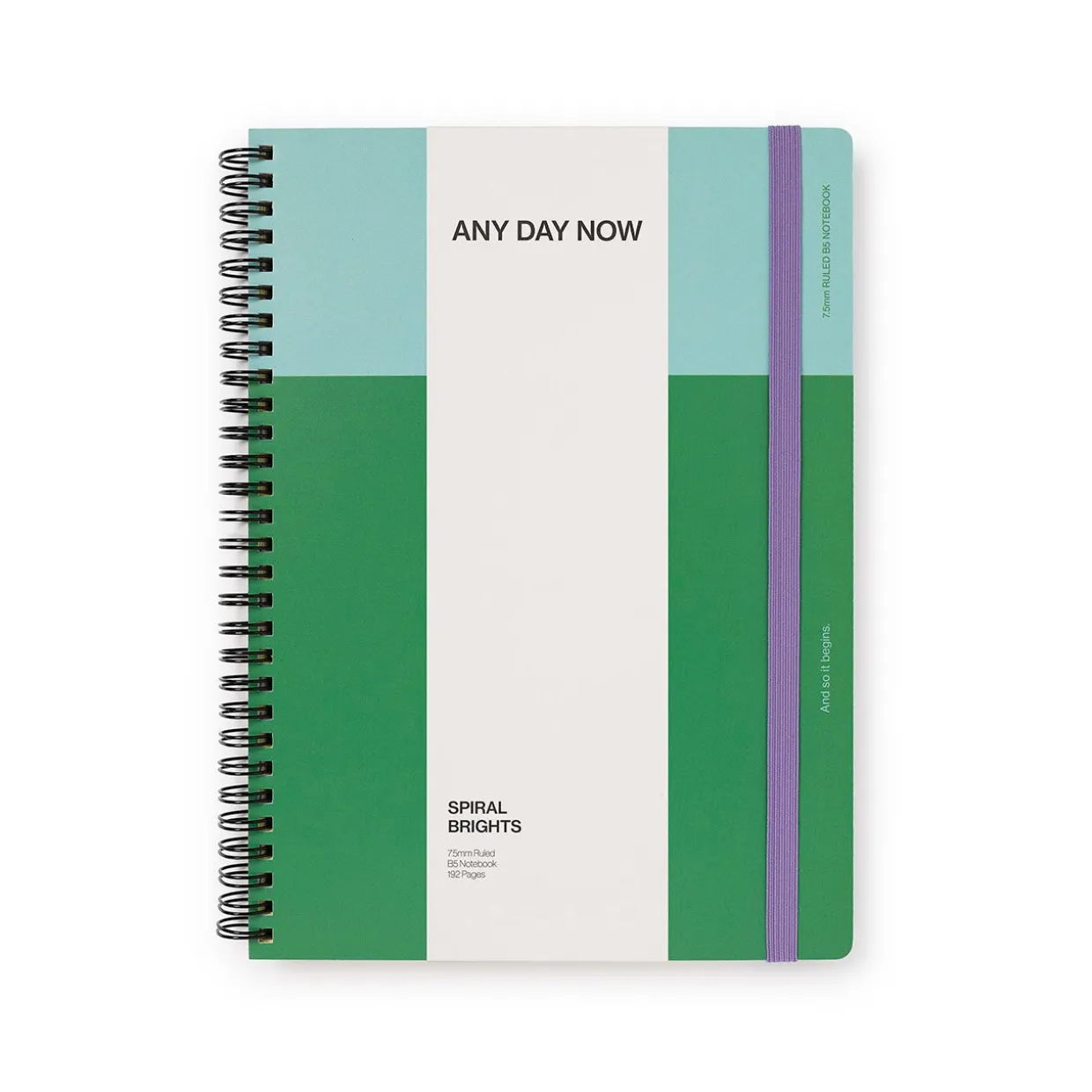 Spiral Bright Notebook B5 Ruled