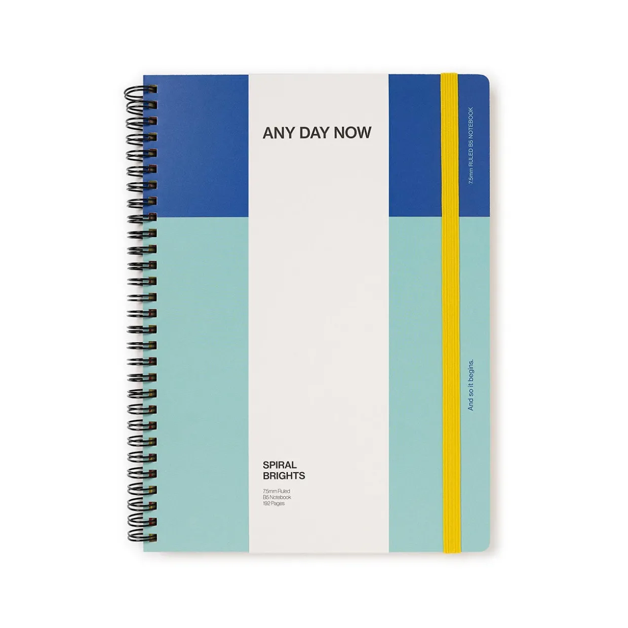 Spiral Bright Notebook B5 Ruled