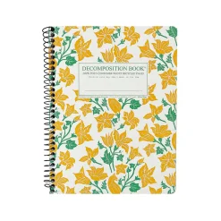 Squash Blossoms Large Spiral Notebook