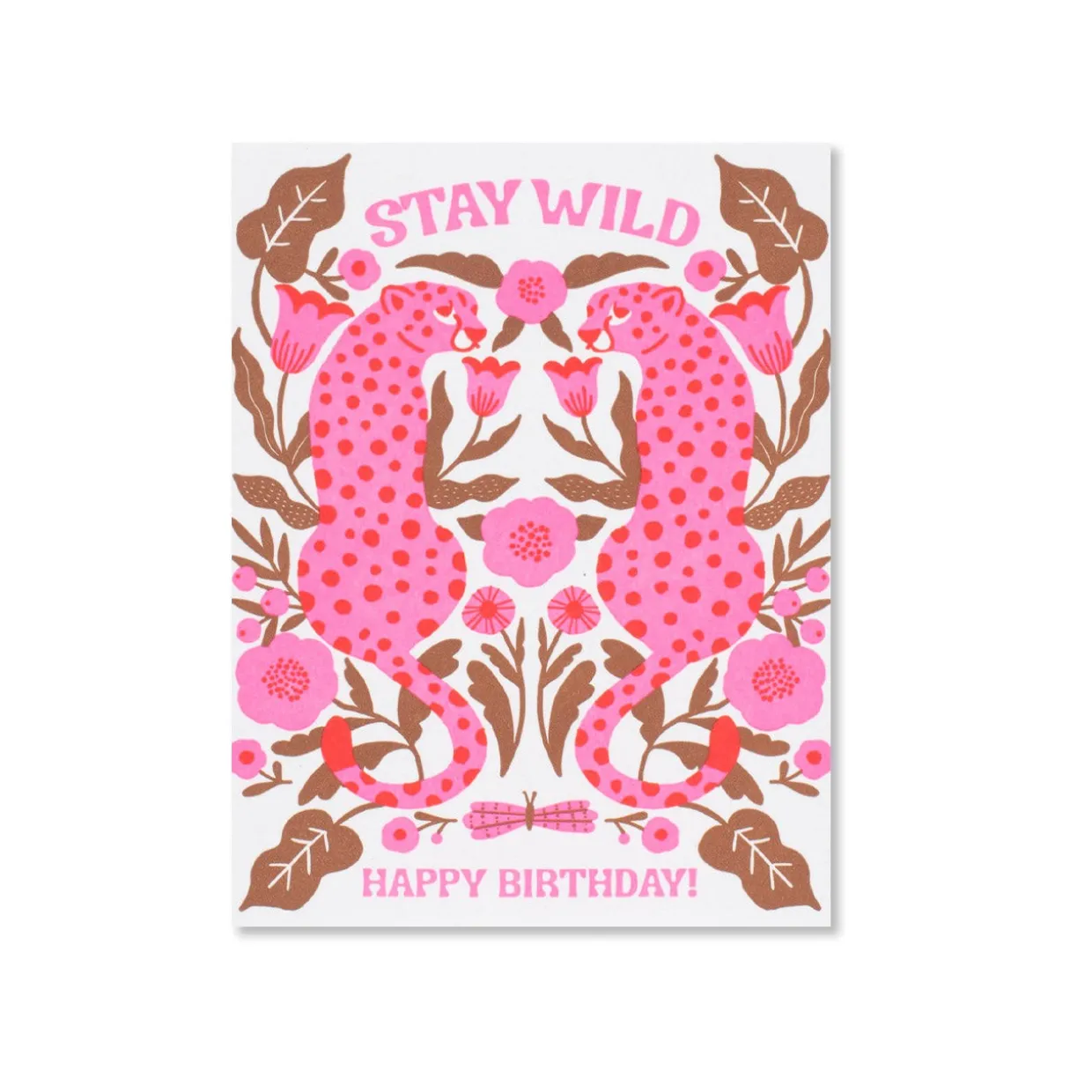 Stay Wild Birthday Greeting Card