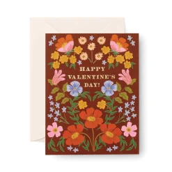 Strawberry Fields Valentine Greeting Card