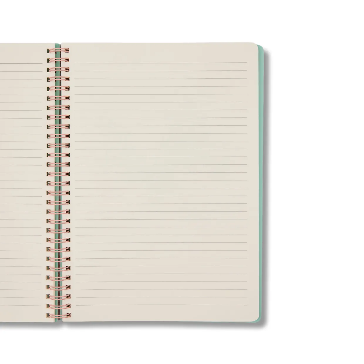 Teal Spiral Notebook Ruled B5
