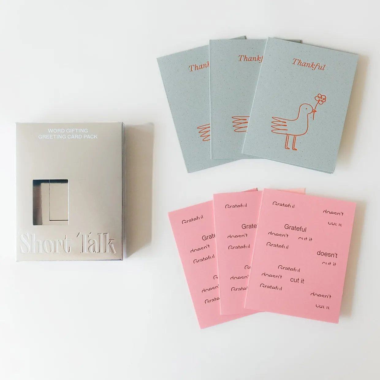 Thank You Pack Set of 6 Greeting Cards