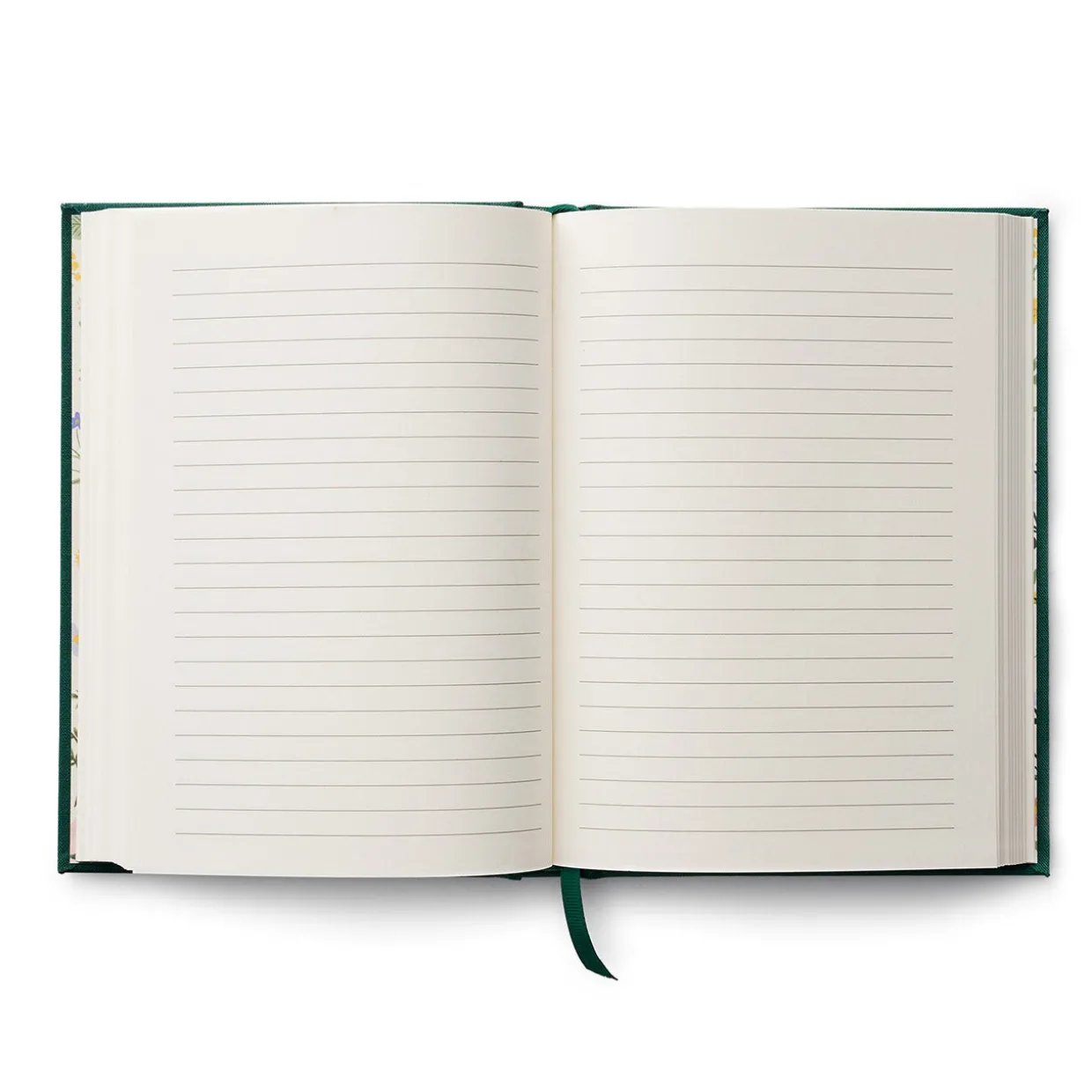 There Are Always Flowers Embroidered Fabric Journal