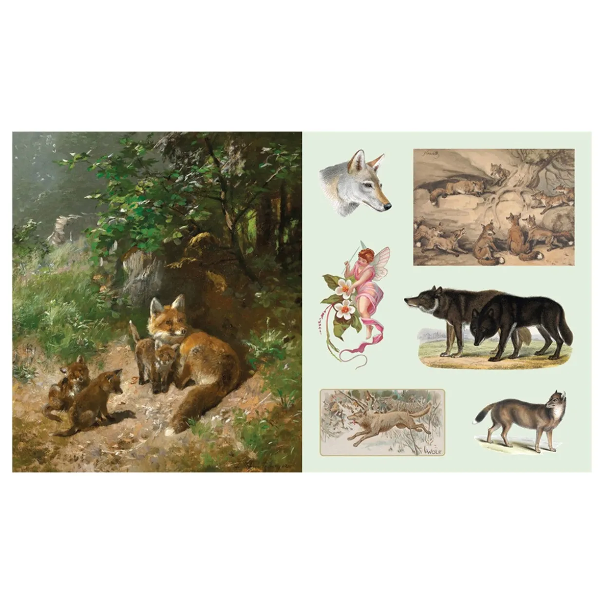 The Sticker Treasury of Woodland Adventures