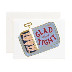 Tight as Sardines Greeting Card