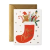 Toy Stocking Greeting Card