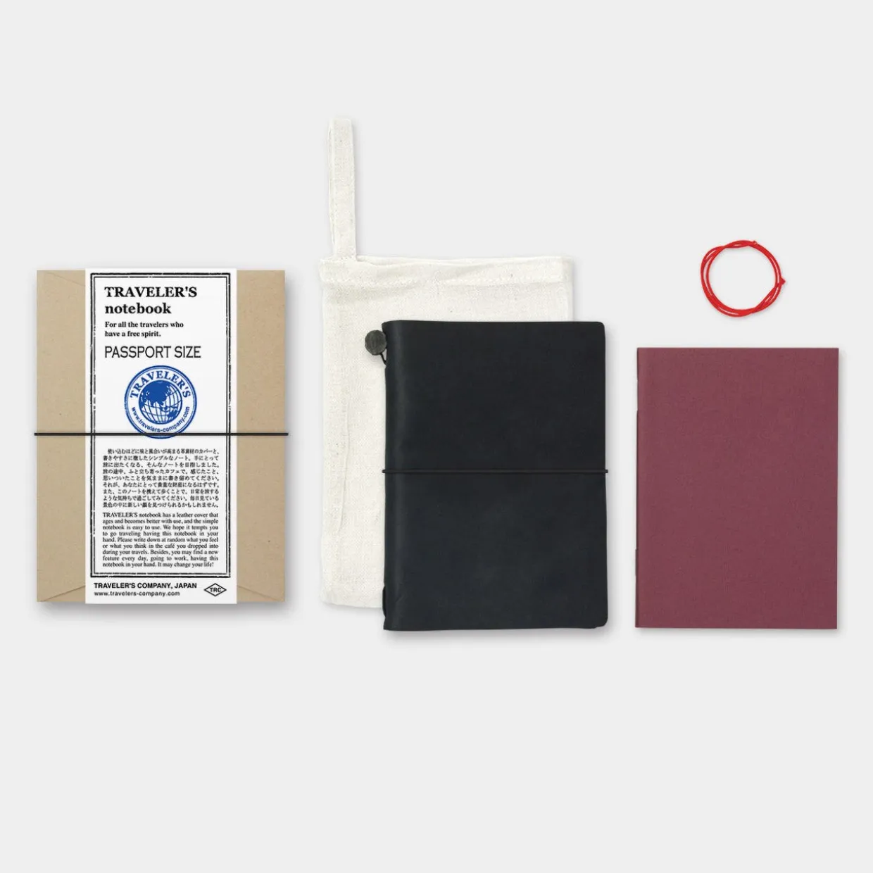 Traveler's Notebook Leather Cover Starter Set