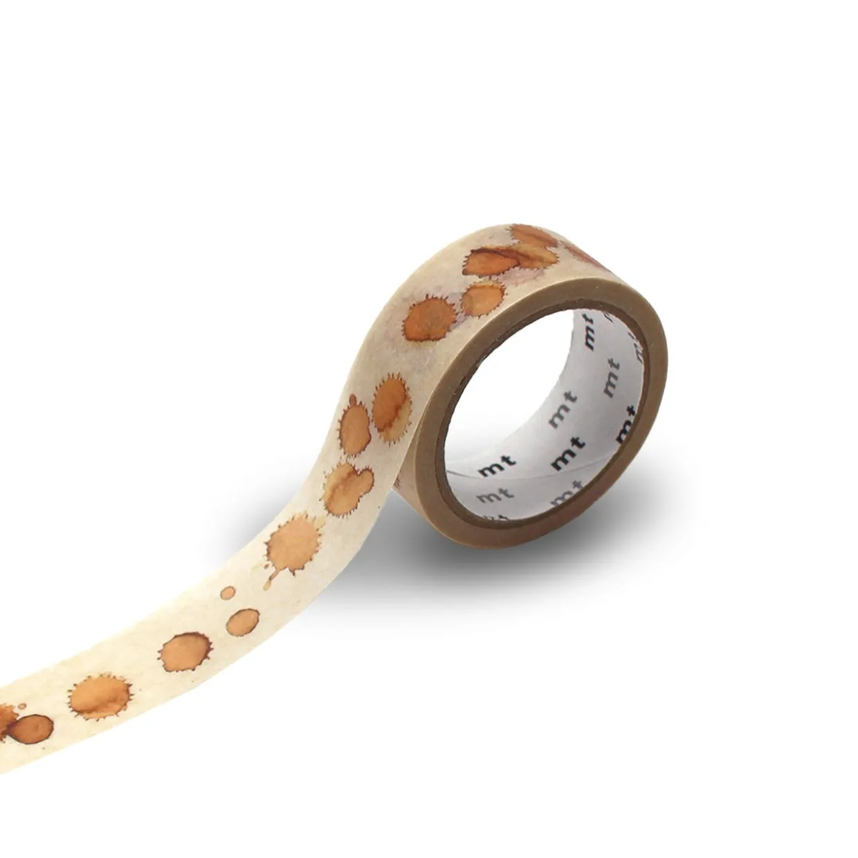Upcycle Coffee Stain Washi Tape Single Roll