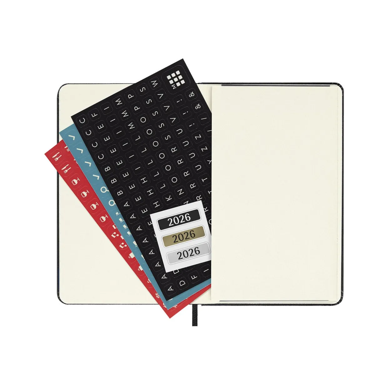 2026 Weekly Horizontal Hard Cover Diary Pocket