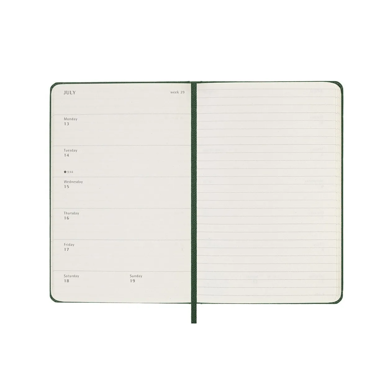 2026 Weekly Notebook Diary Hard Cover Pocket