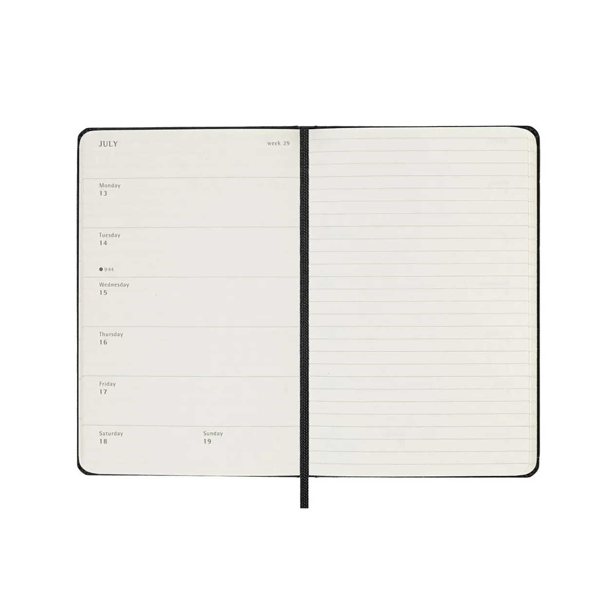 2026 Weekly Notebook Diary Hard Cover Pocket