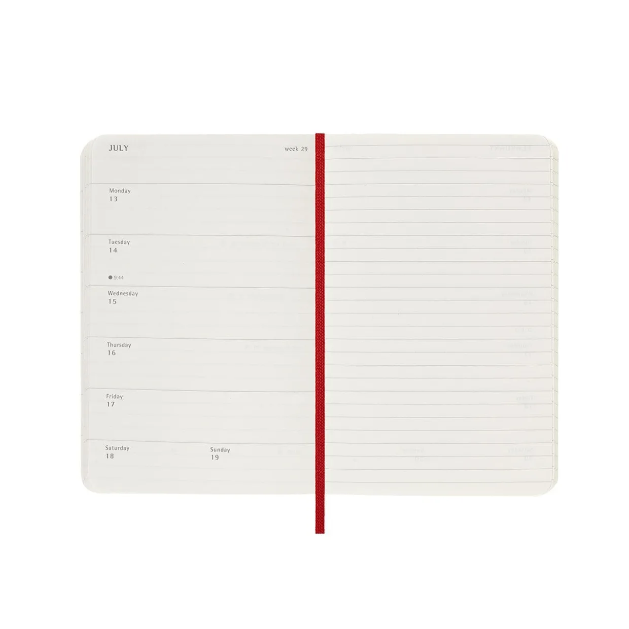 2026 Weekly Notebook Soft Cover Diary Pocket