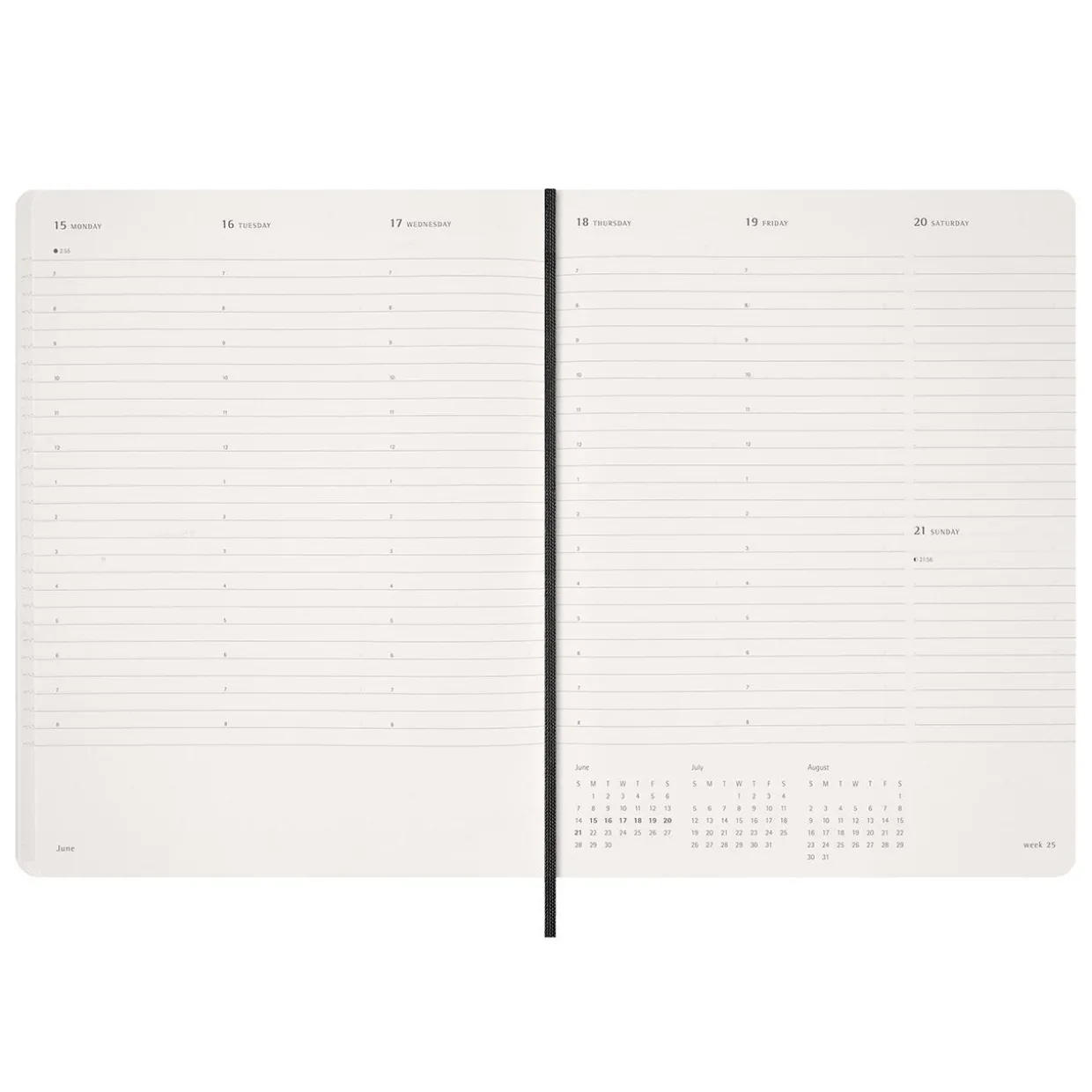 2026 Weekly Vertical Soft Cover Diary Extra Extra Large