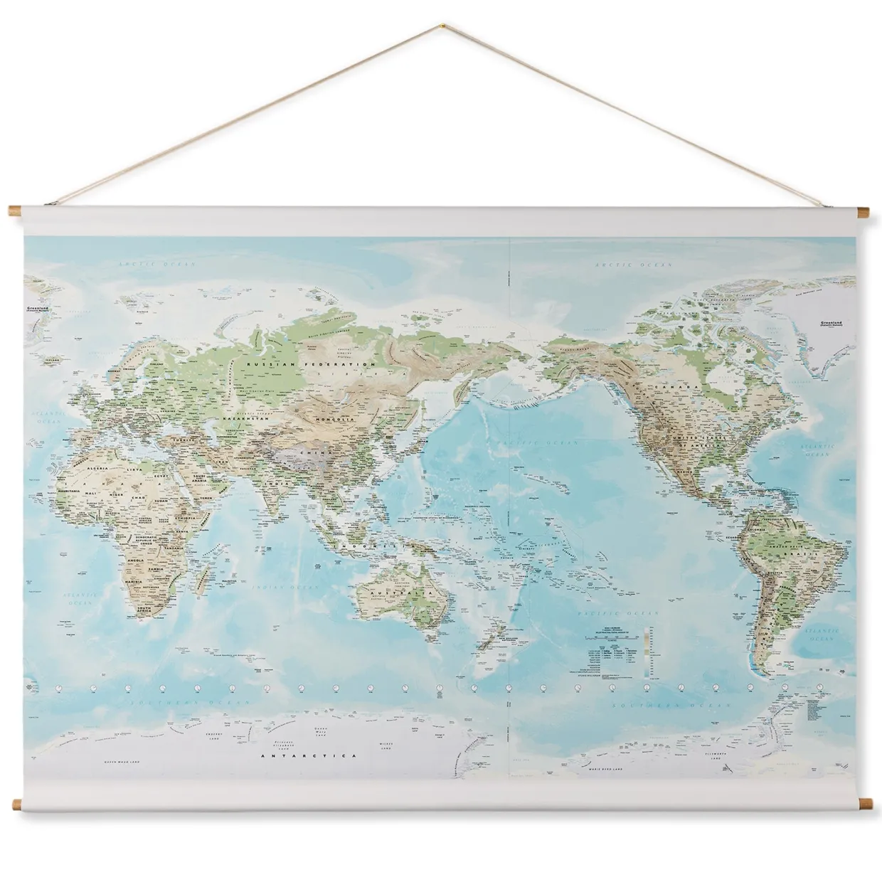 World Map Canvas