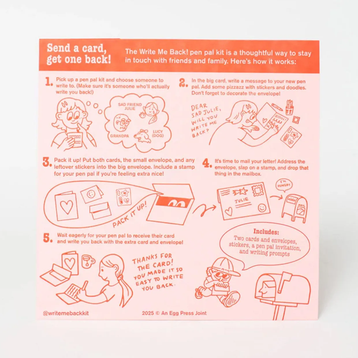 Write Me Back! Pen Pal Kit
