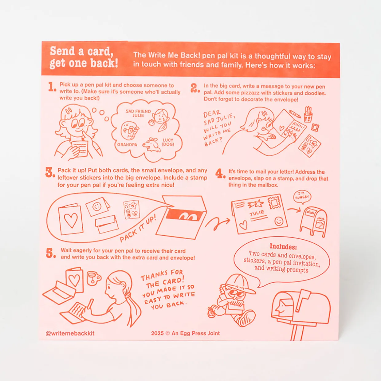 Write Me Back! Pen Pal Kit